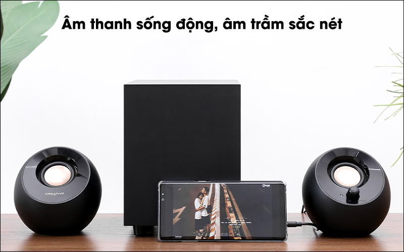 Âm thanh của loa Creative luôn sống động